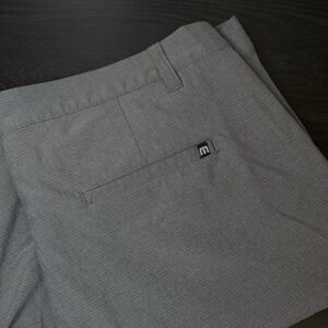 Travis Mathew Matthew Golf Shorts Mens 40 Gray Performance Pattern